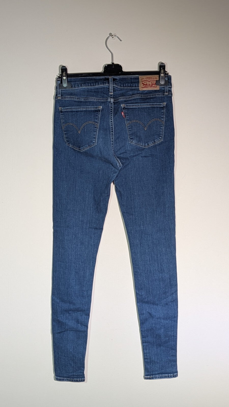 Levi's Women's 710 Super Skinny Jeans - Blue - Size 29W 32L