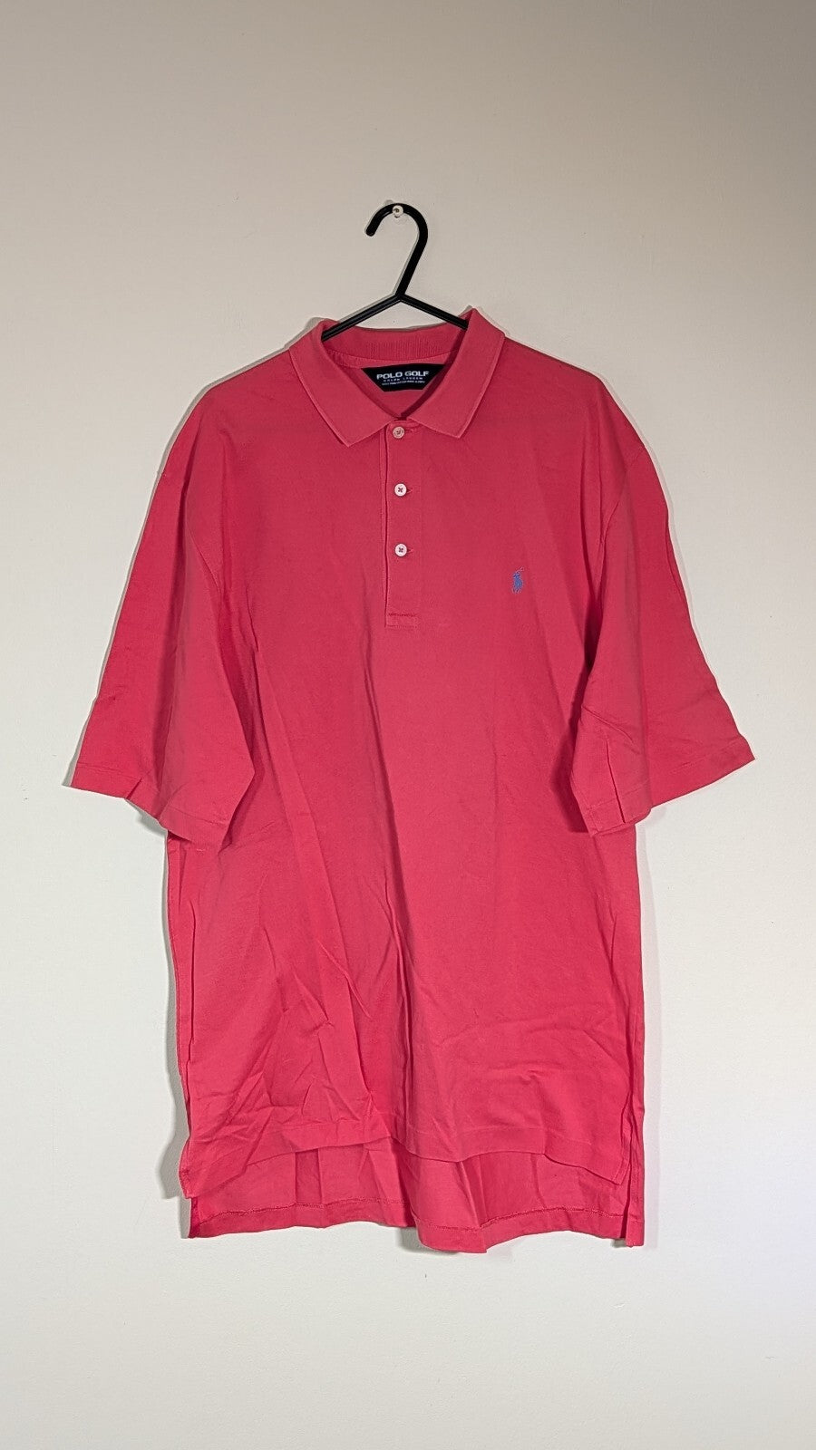Ralph Lauren Men's Golf Polo T Shirt - Pink - Size Small