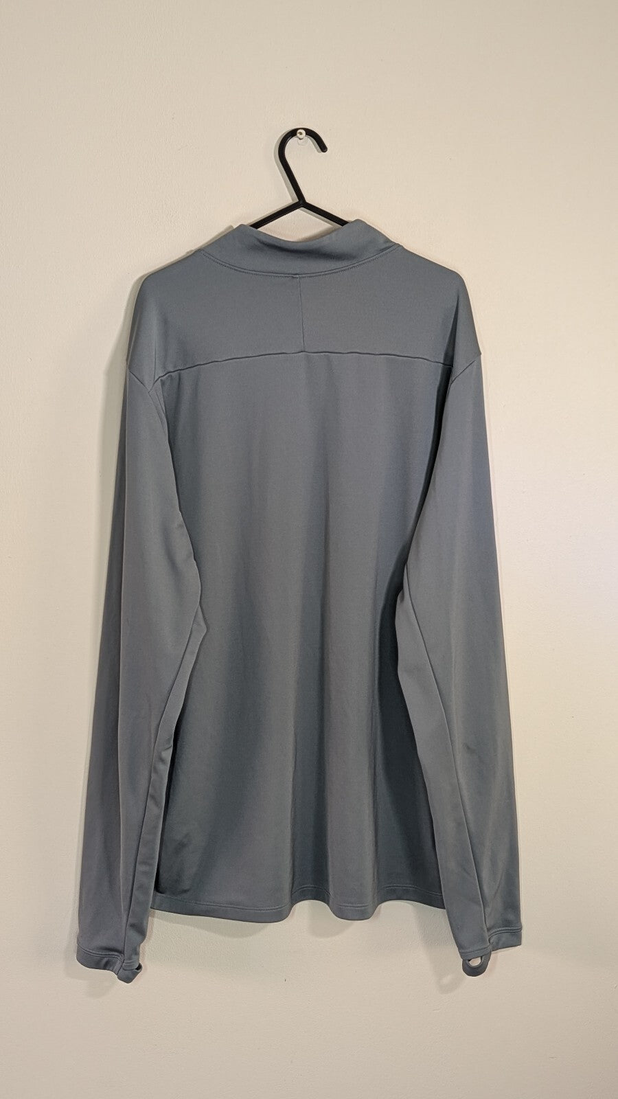 Nike Men's Dri-Fit 1/4 Zip Jumper - Grey - Size XL
