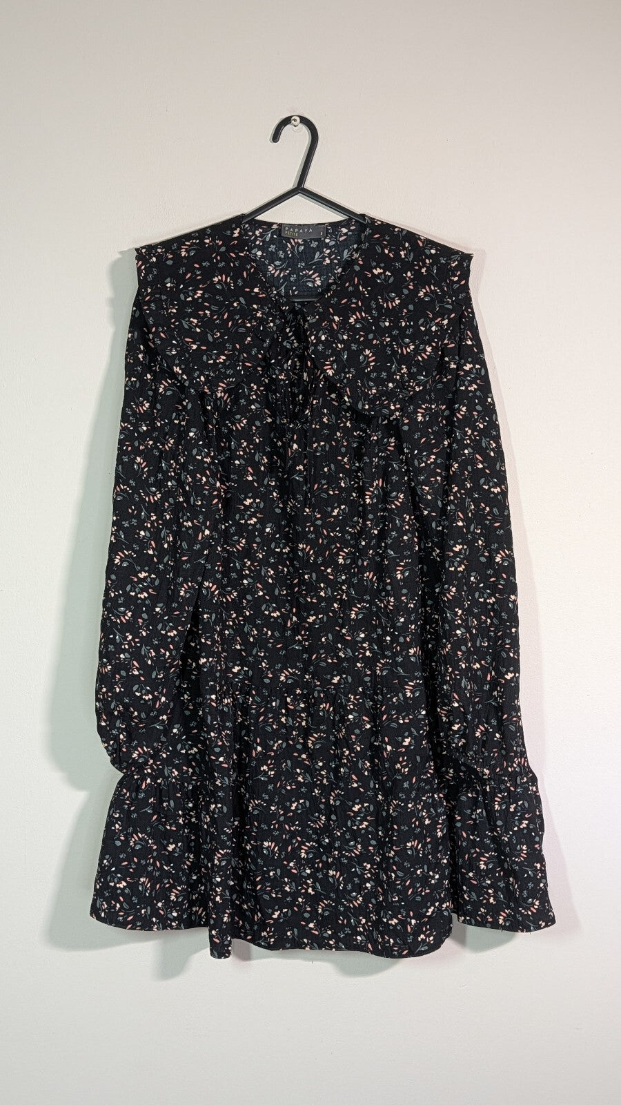 Papaya Women's Floral Dress - Black - Size 8
