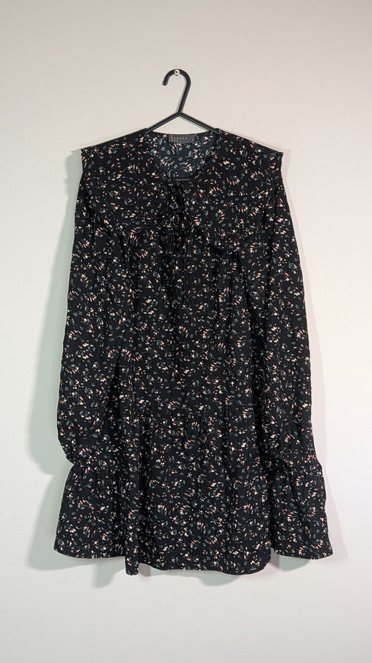 Papaya Women's Floral Dress - Black - Size 8