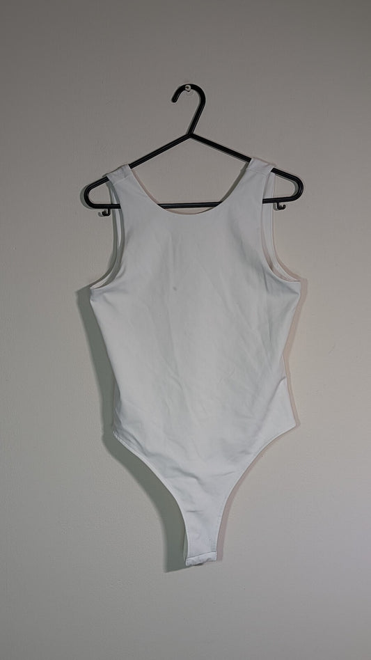 H&M Women's Bodysuit - White - Size Small