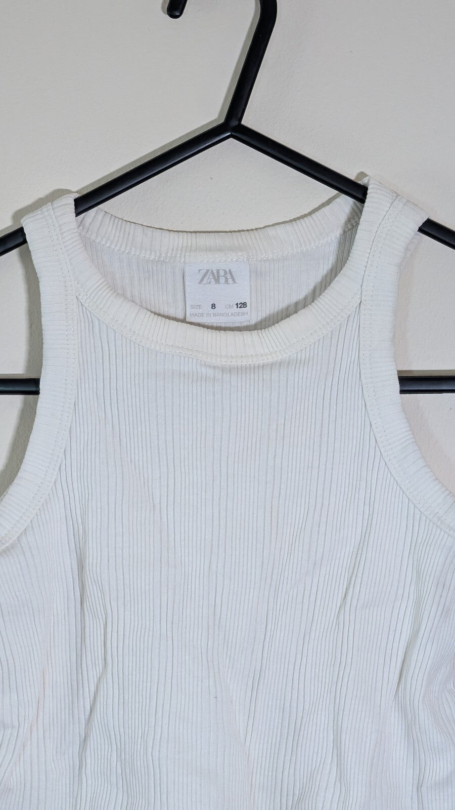 Zara Women's Vest - White - Size 8