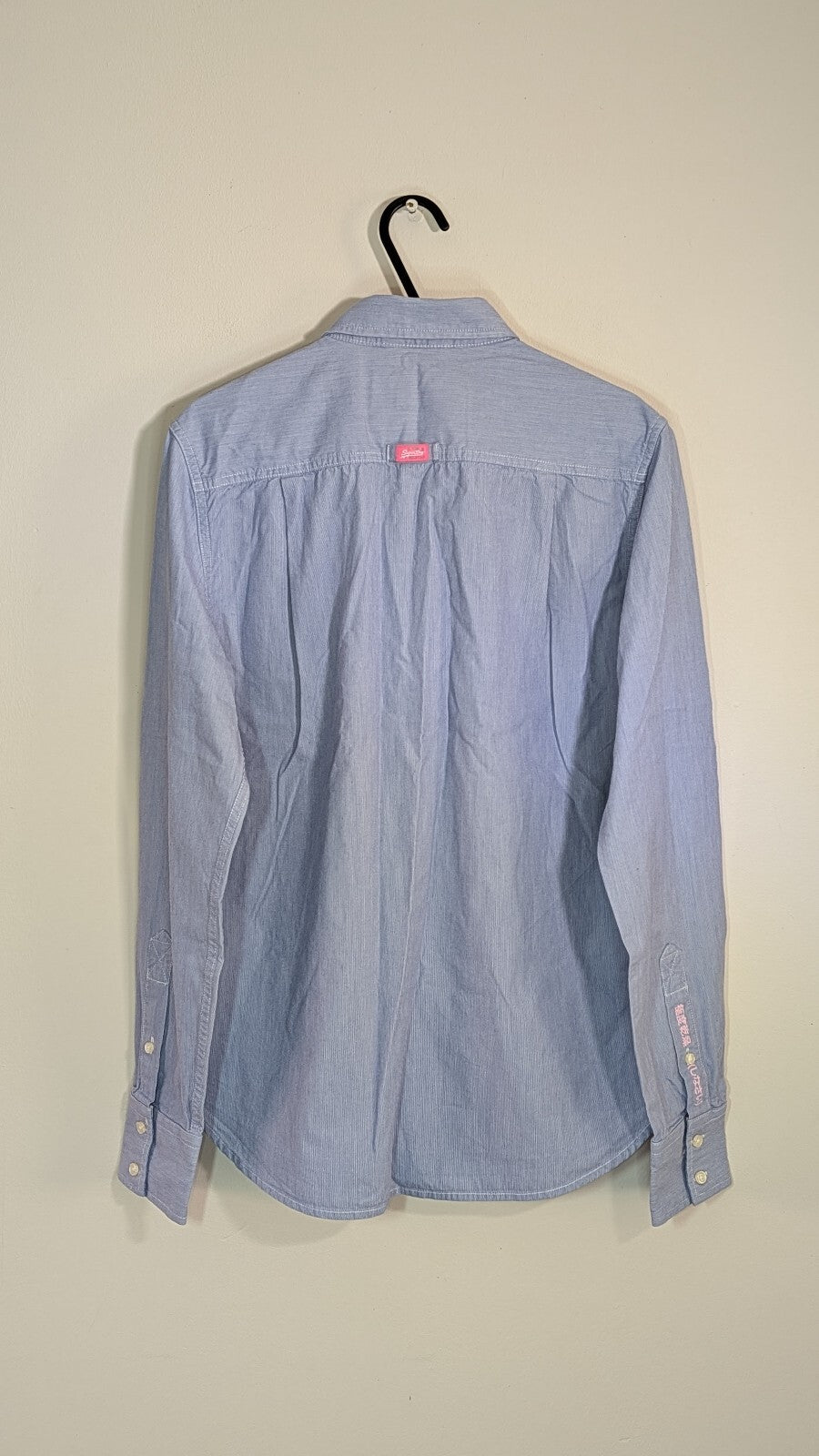 Superdry Men's Shirt - Blue - Size Small