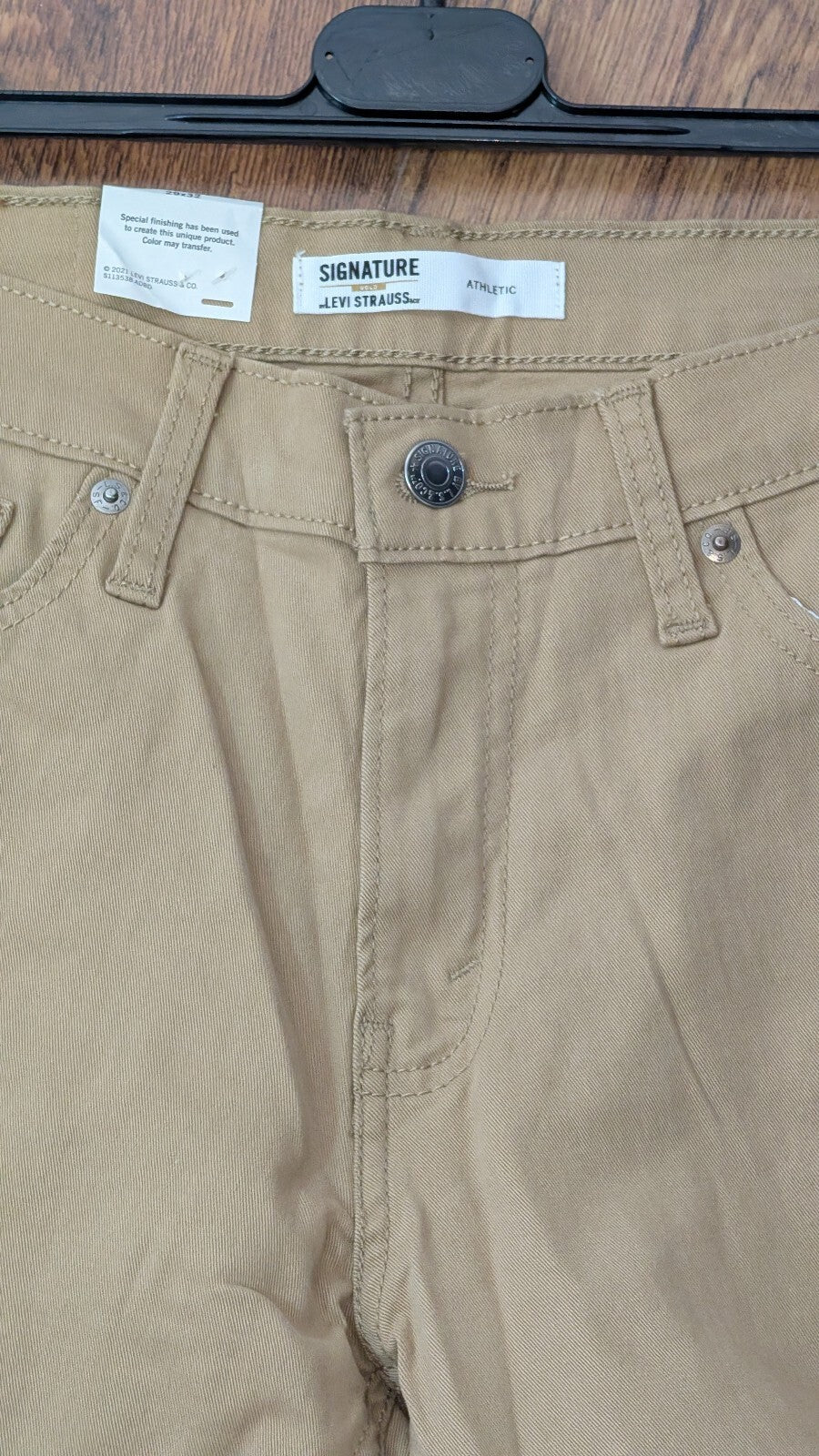 Levi's Men's Athletic Chino Trousers - Tan - Size 29W 32L