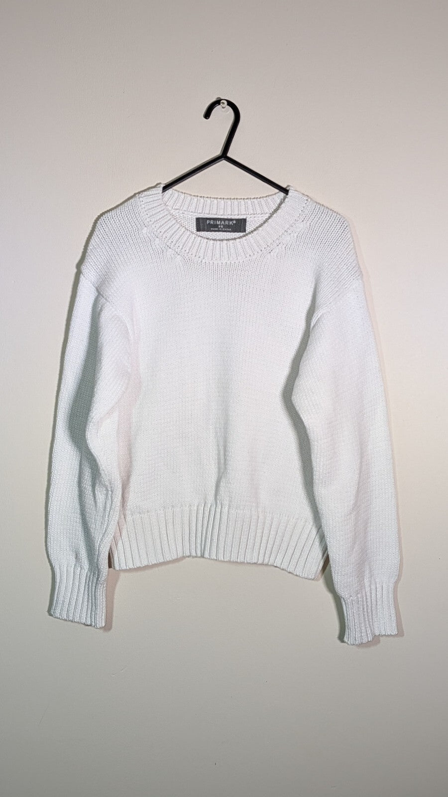 Primark Women's Sweatshirt Jumper - White - Size XS