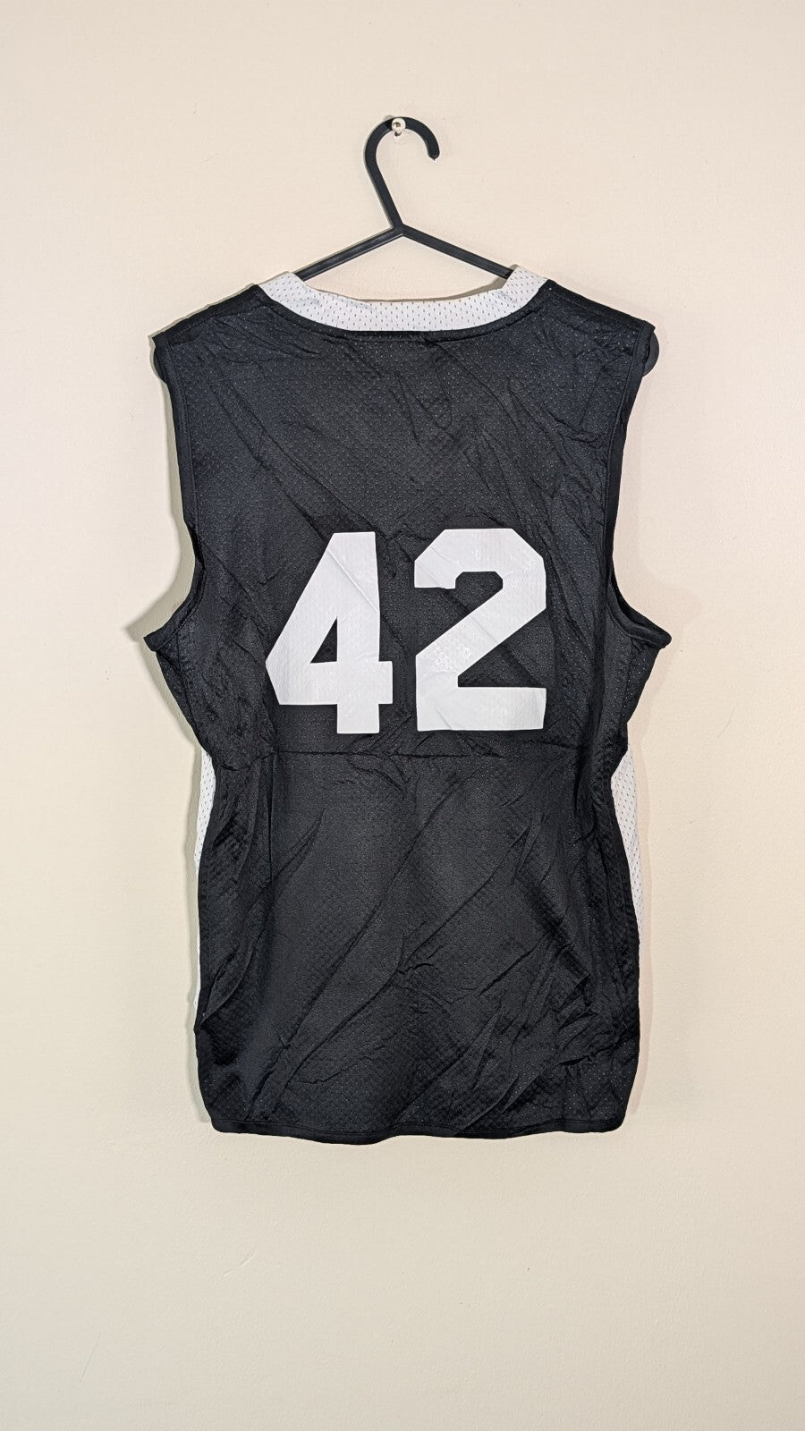 Alleson Athletic Kid's Boys Basketball Vest - Black - Size Large
