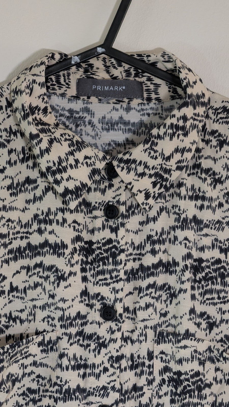 Primark Women's Dress - White - Size 8