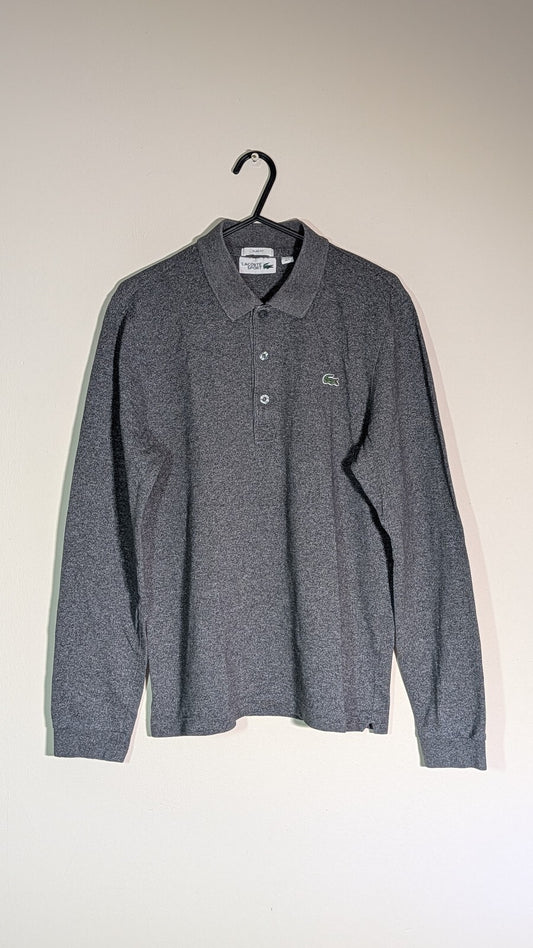 Lacoste Men's Slim Fit Polo T Shirt - Grey - Size 3 / Small