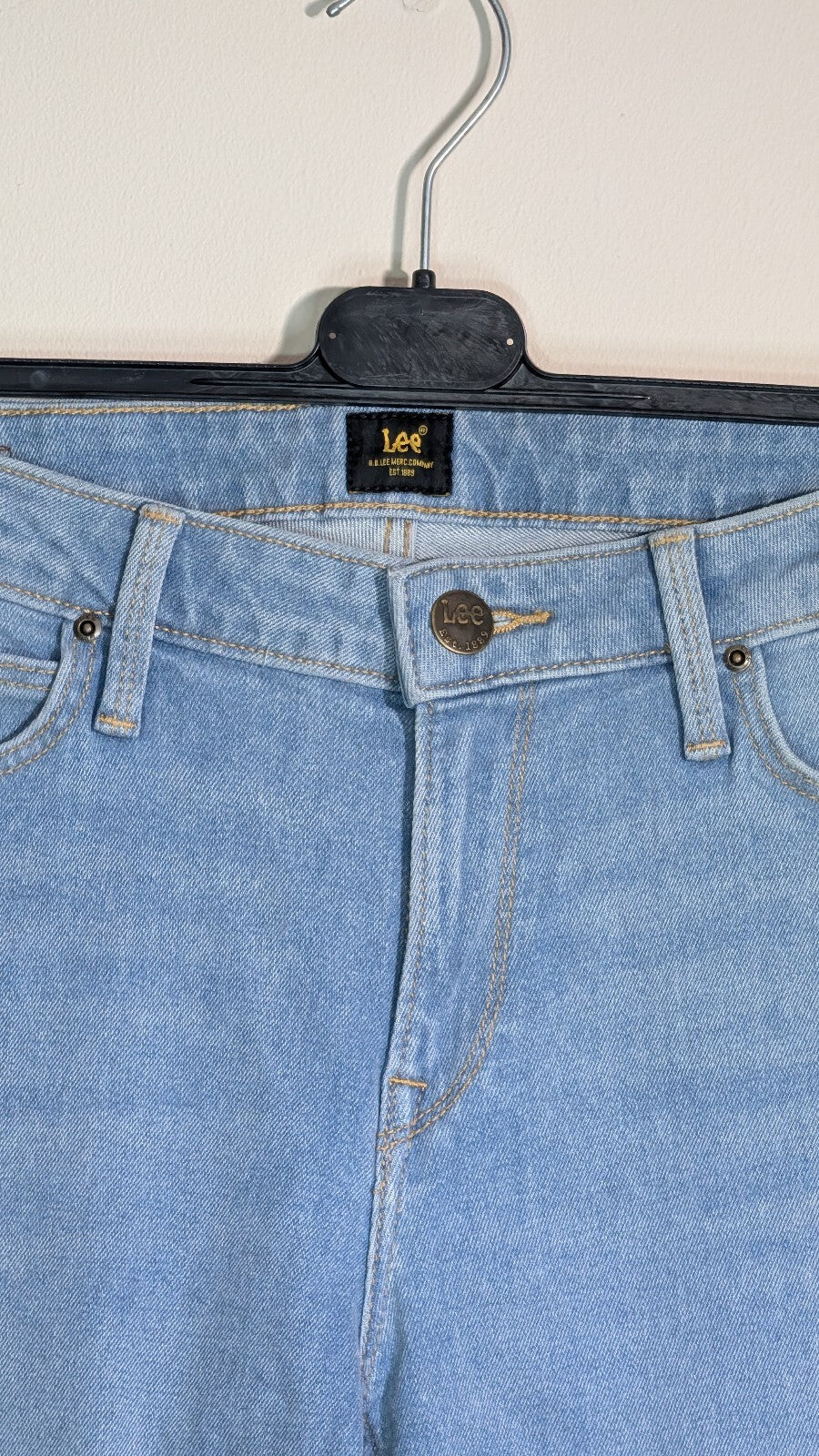 Lee Women's Elly Slim Straight Jeans - Blue - Size 29W 33L
