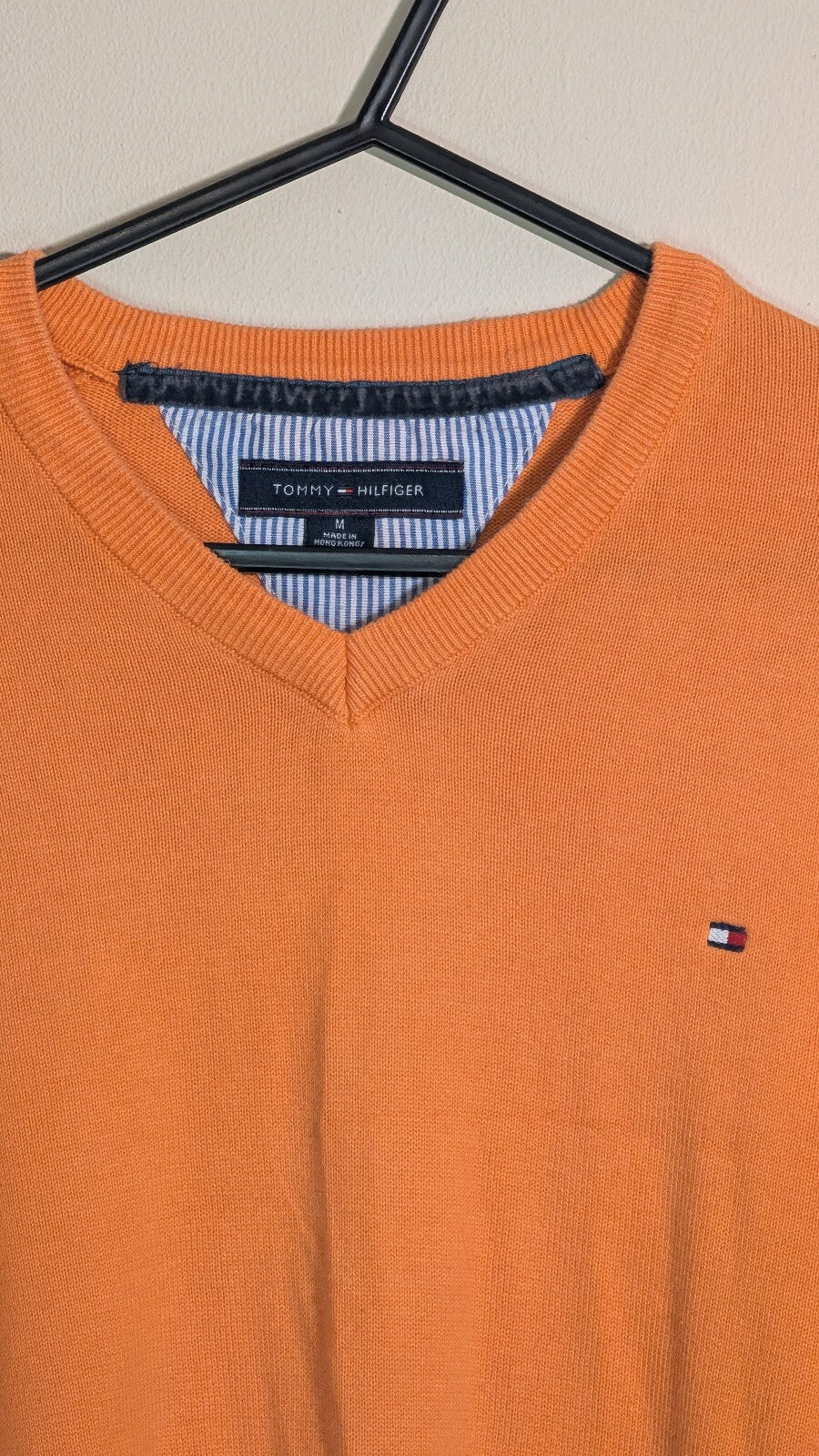 Tommy Hilfiger Men's Sweatshirt Jumper - Orange - Size Medium