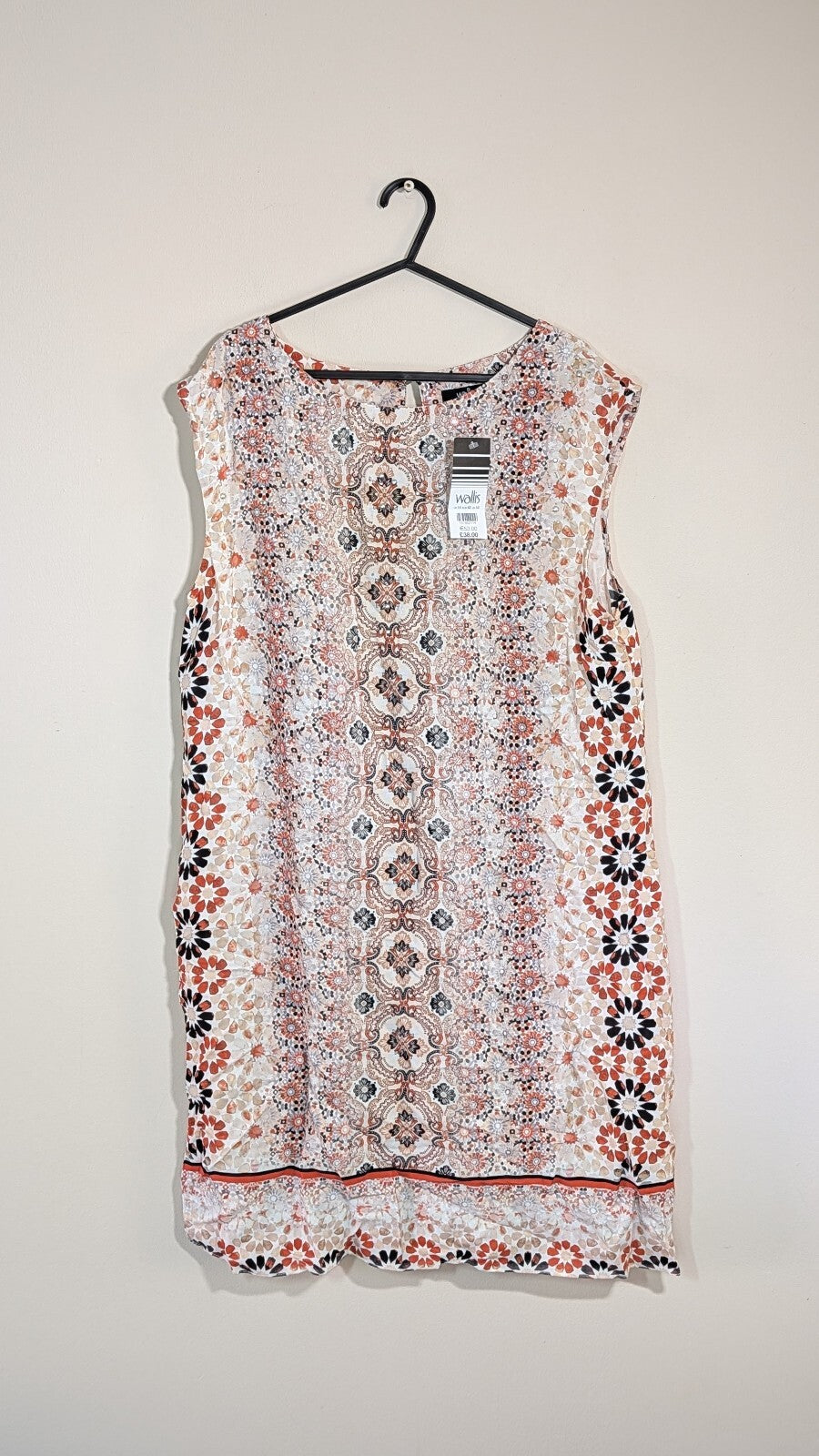 Wallis Women's Floral Dress - White - Size 14