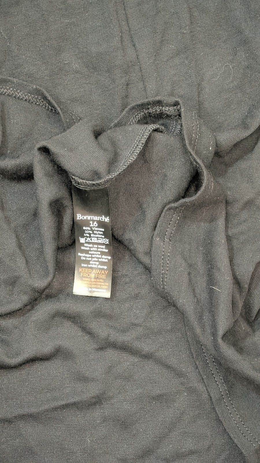 Bonmarche Women's Skirt - Black - Size 16