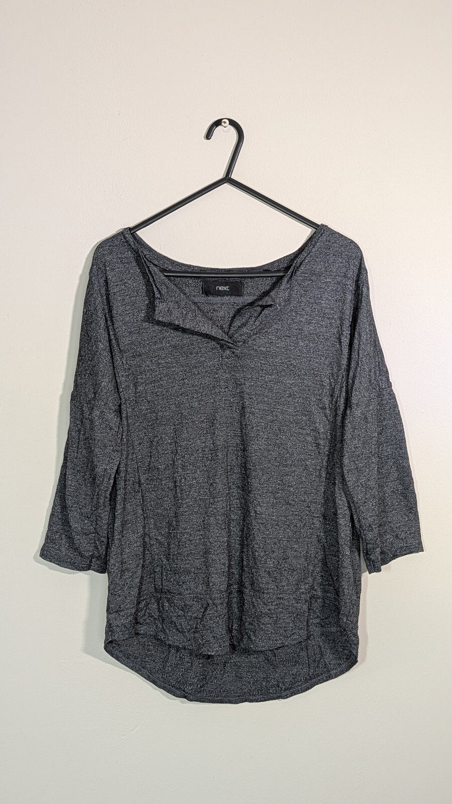Next Women's T Shirt - Grey - Size 12