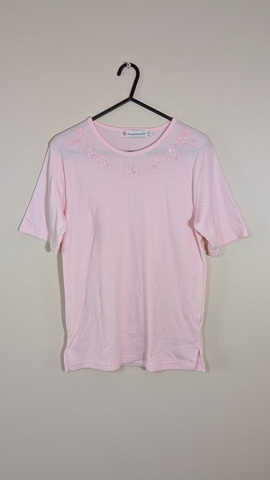 Beaumonde Women's T Shirt - Pink - Size 10