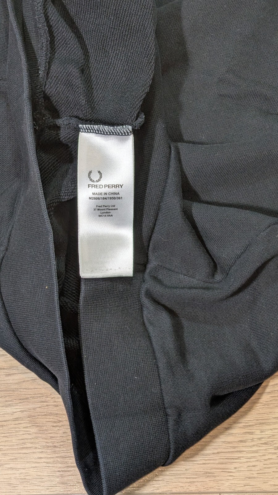Fred Perry Men's Sweatshirt Jumper - Black - Size Small