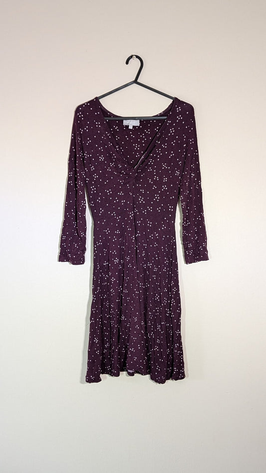 Red Herring Women's Dress - Purple - Size 8