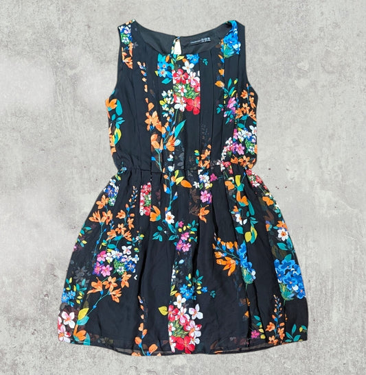 Atmosphere Women's Floral Dress - Black - Size 14