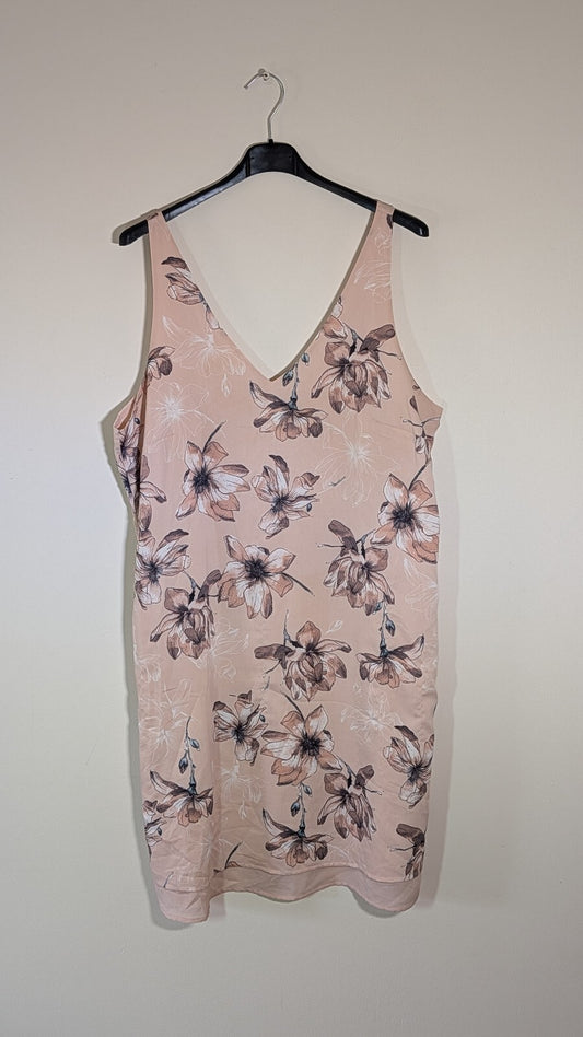 George Women's Floral Dress - Pink - Size 16