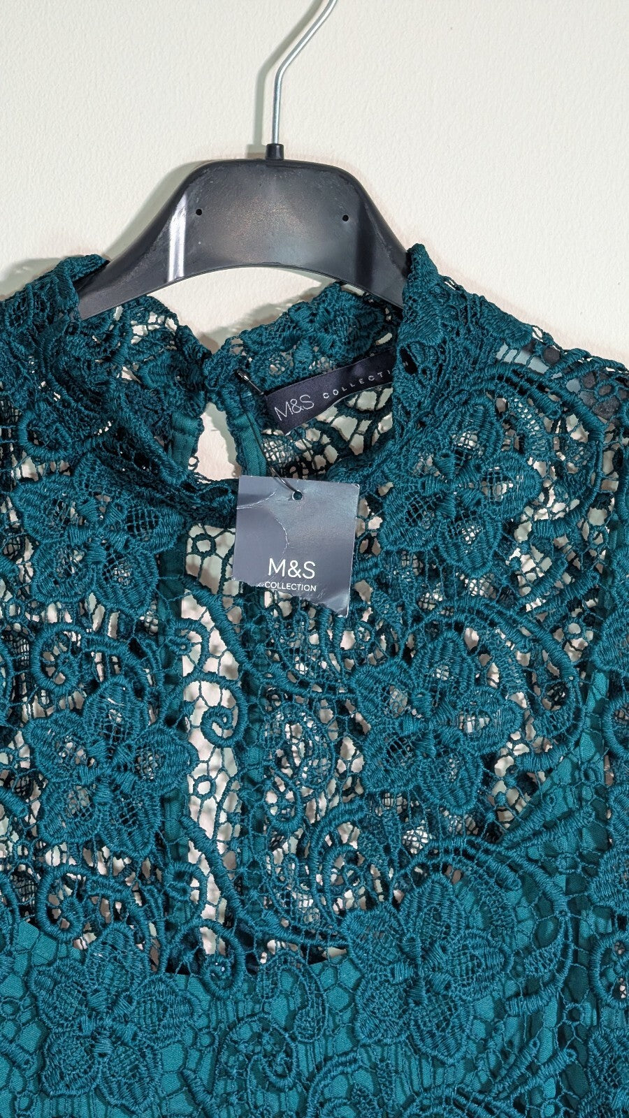 M&S Women's Dress - Green - Size 14