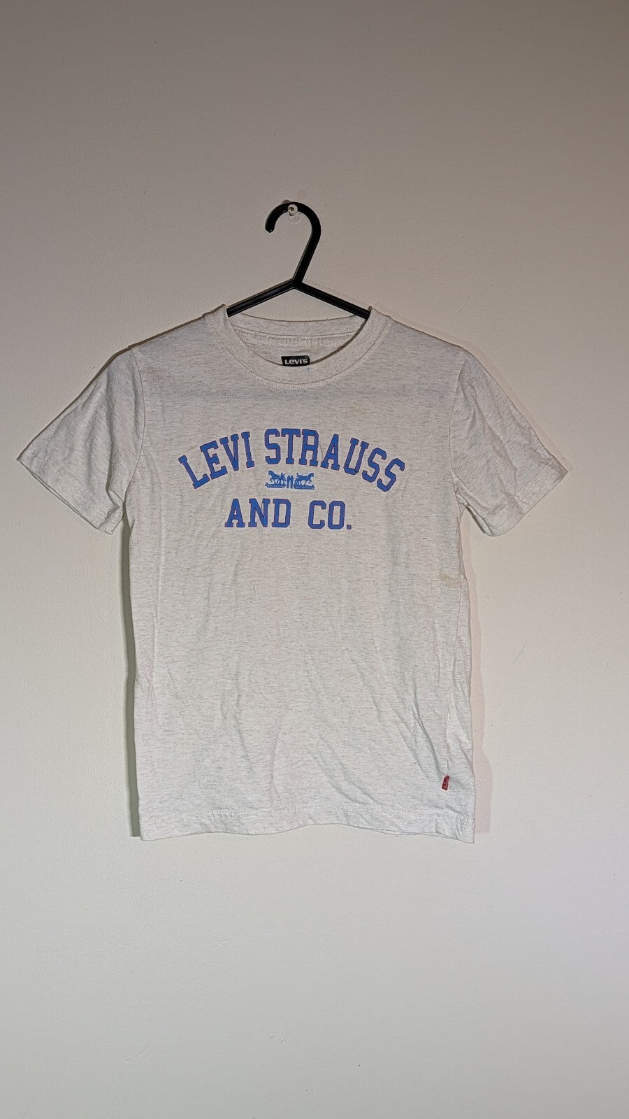 Levi's Kid's Boys T Shirt - White - Size 8-10 Years