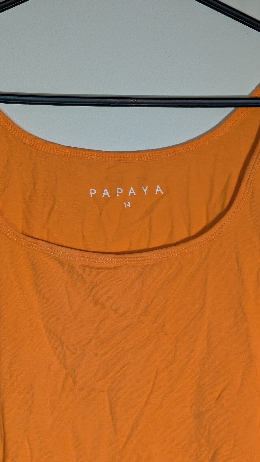 Papaya Women's Vest - Orange - Size 14