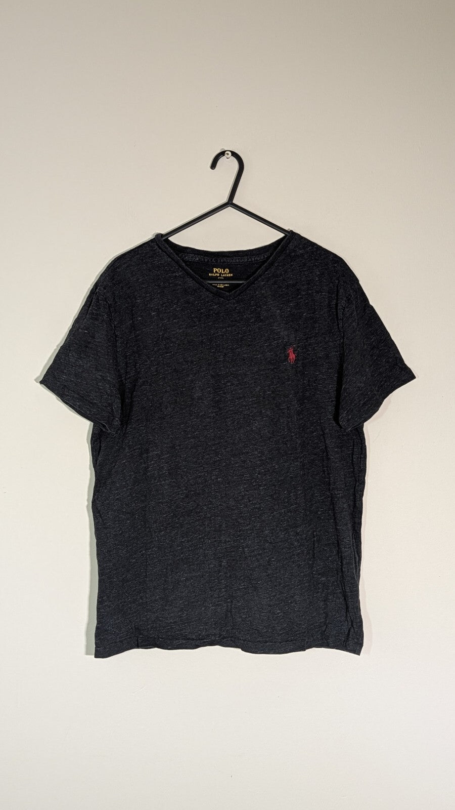 Ralph Lauren Men's T Shirt - Black - Size Medium