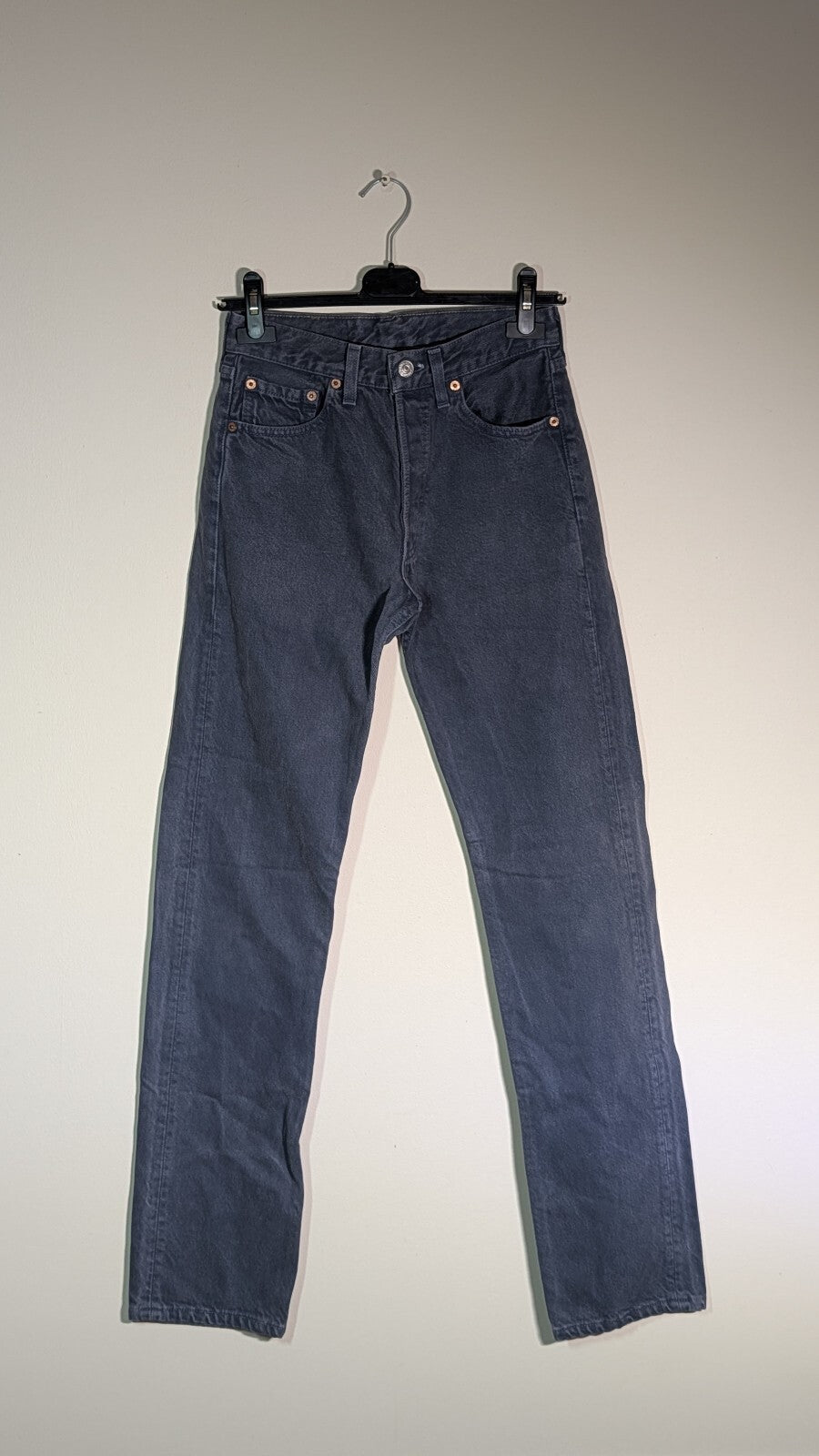Levi's Men's 501 Straight Jeans - Blue - Size 27W 34L