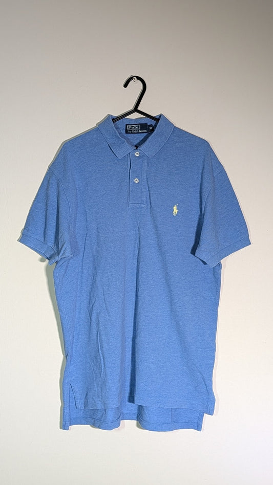 Ralph Lauren Men's Polo T Shirt - Blue - Size Medium