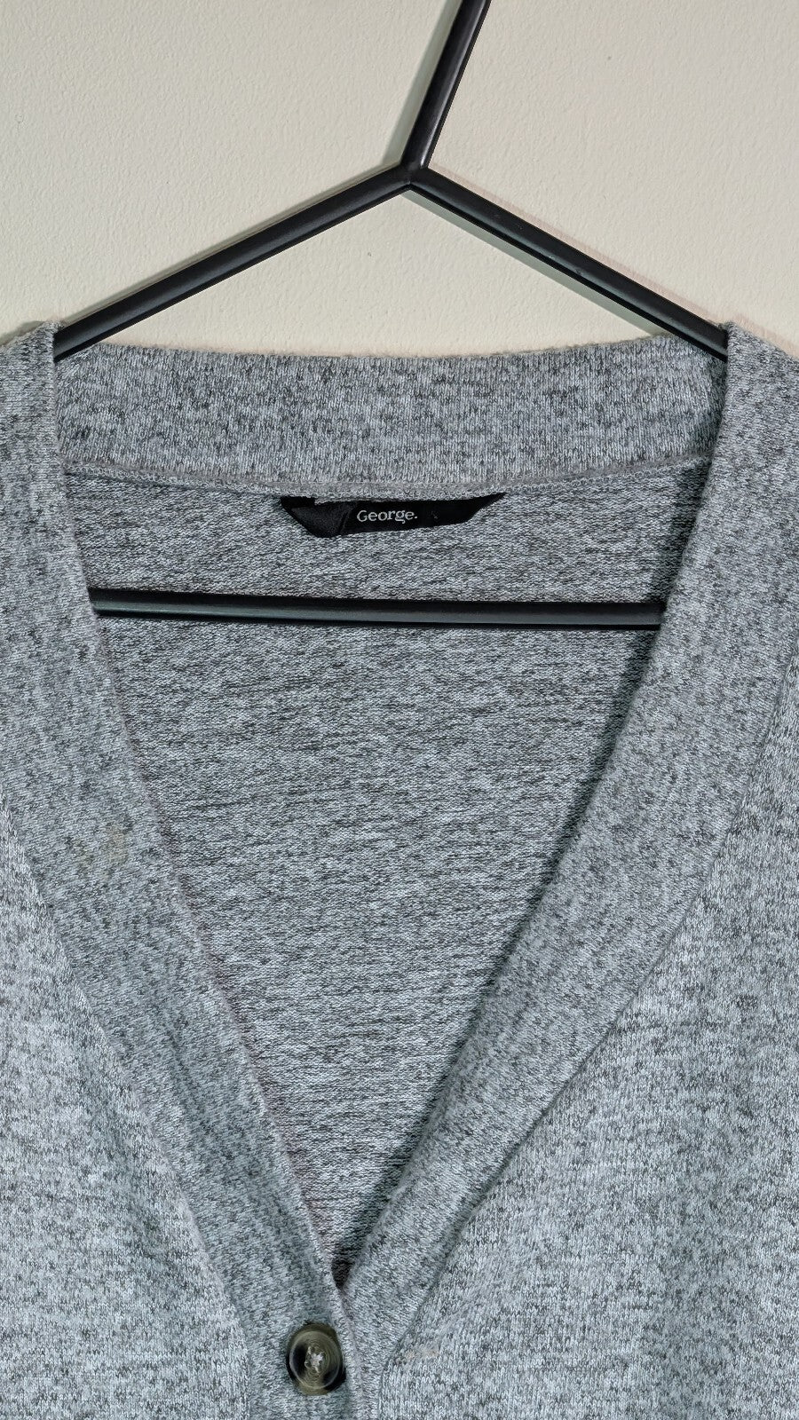 George Women's Cardigan - Grey - Size Medium