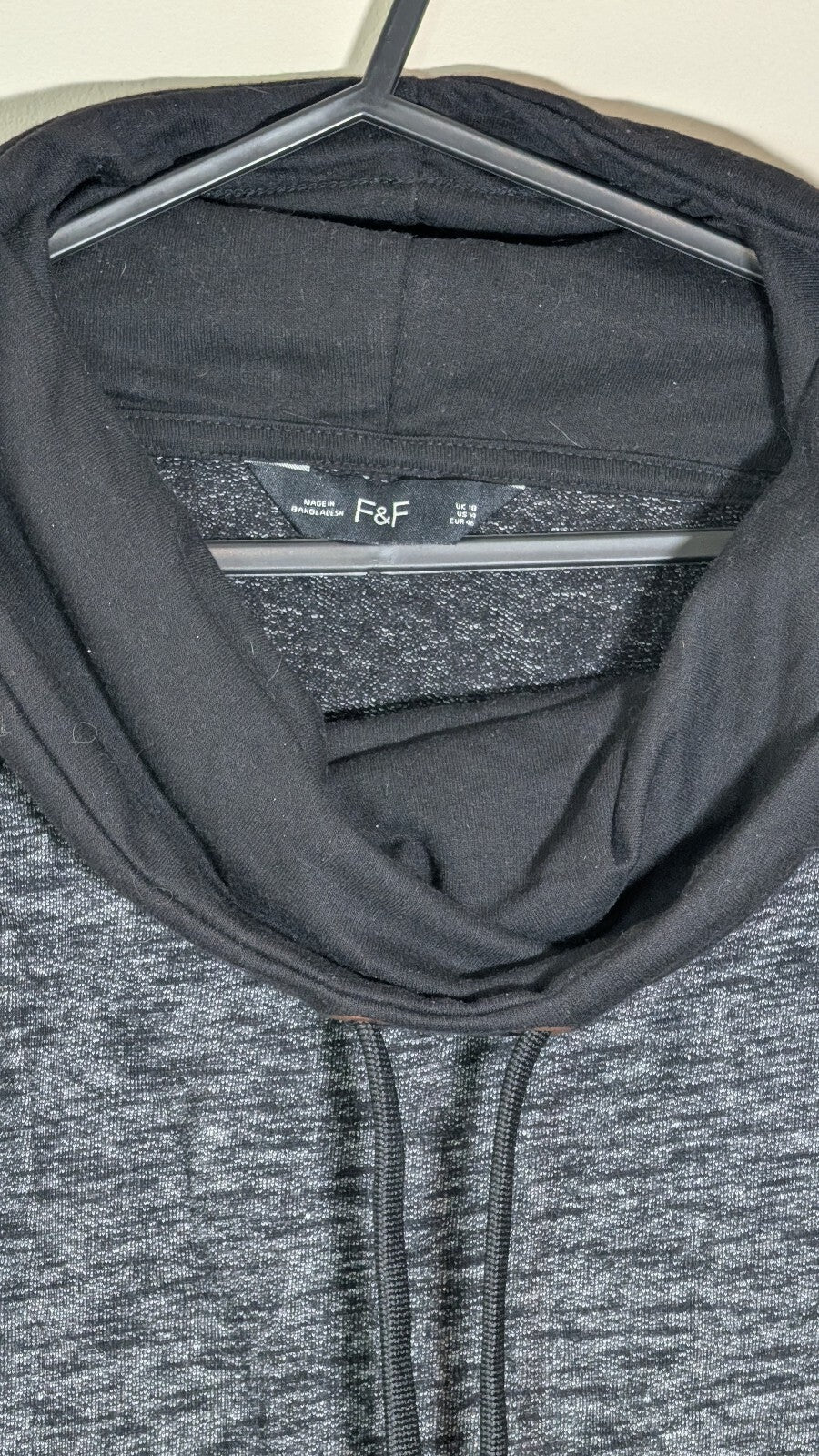 F&F Women's Sweatshirt Jumper - Black - Size 18