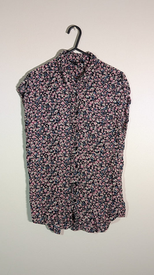 Next Women's Floral Shirt - Pink - Size 10