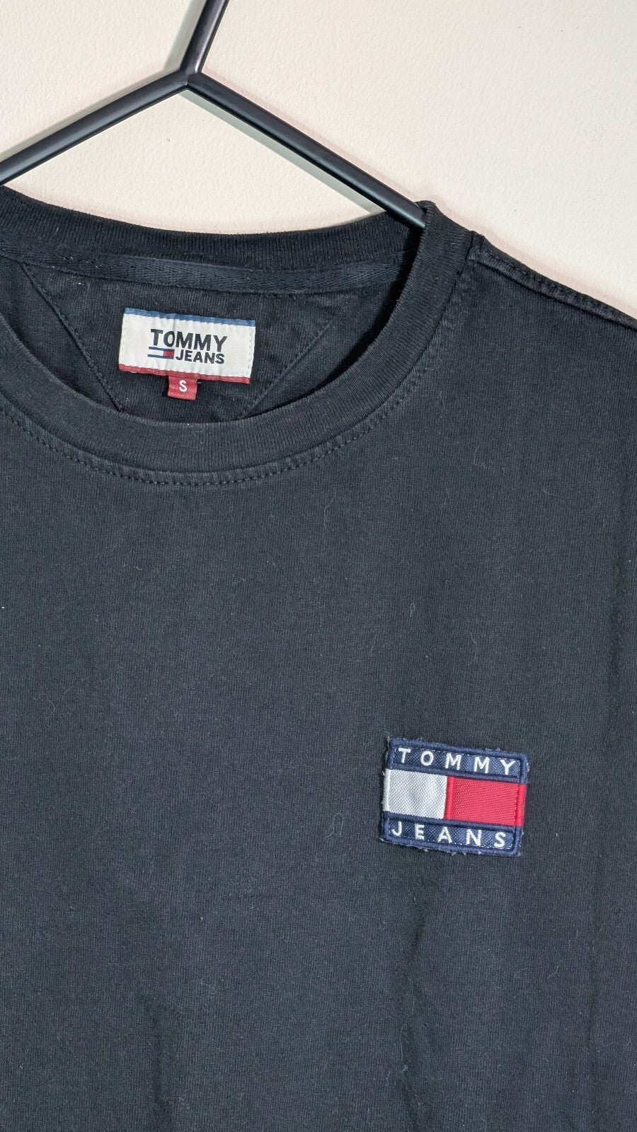 Tommy Hilfiger Men's T Shirt - Black - Size Small