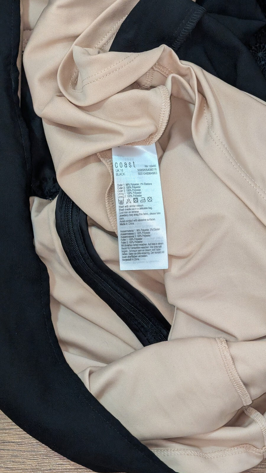 Coast Women's Dress - Black - Size 16