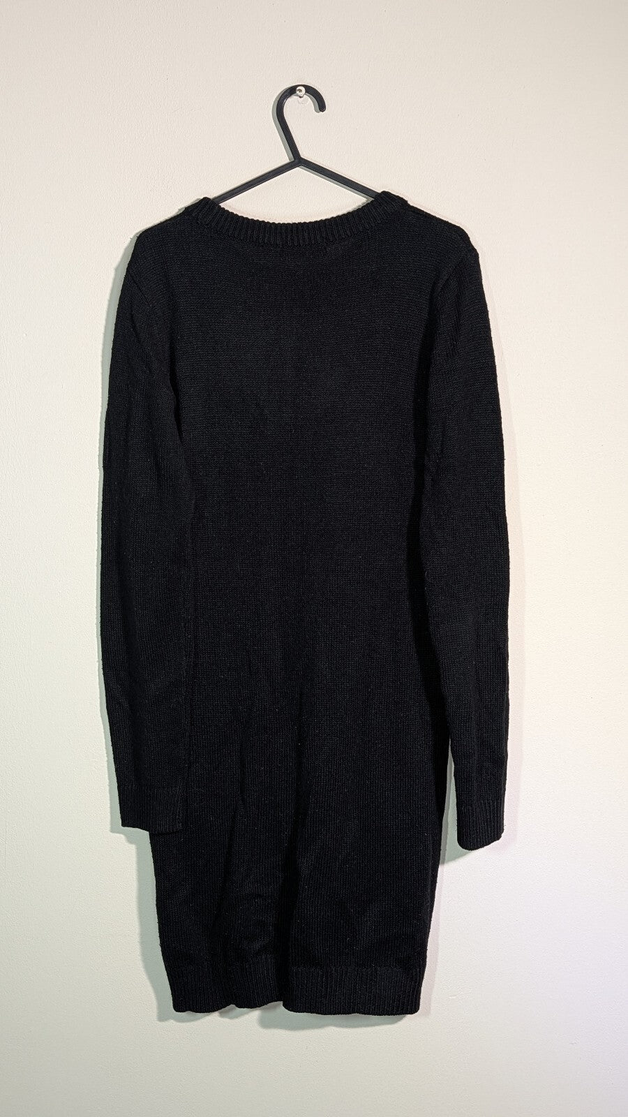 Brave Soul Women's Jumper Dress - Black - Size Medium