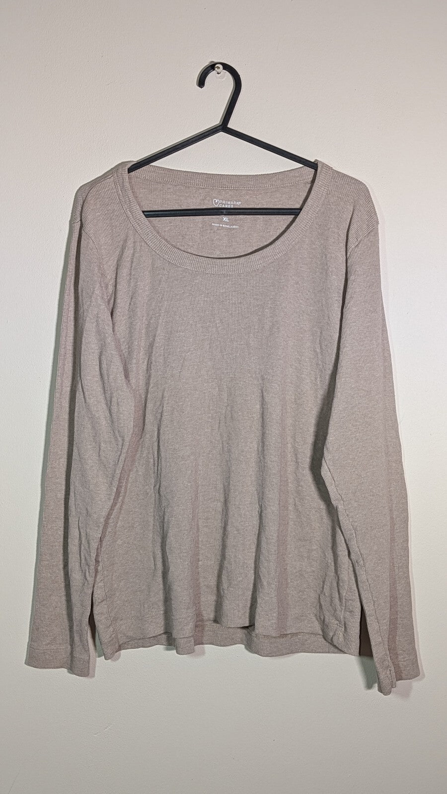 Primark Women's T Shirt - Beige - Size XL