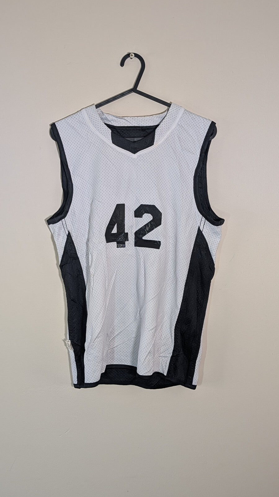 Alleson Athletic Kid's Boys Basketball Vest - Black - Size Large