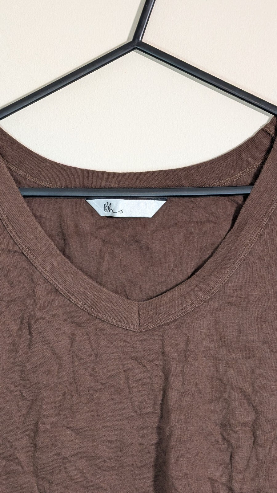 Bhs Women's Vest T Shirt - Brown - Size 16