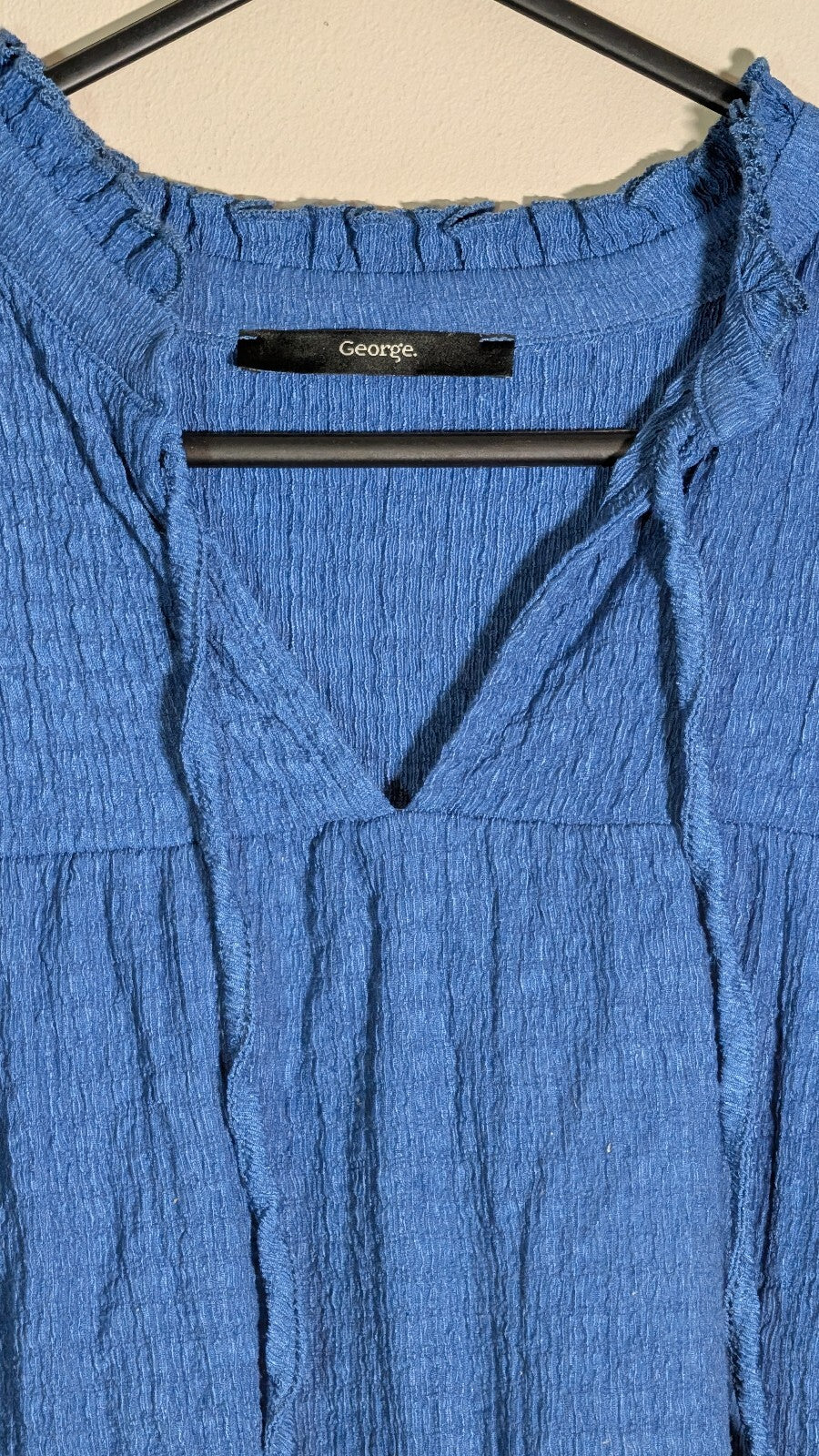 George Women's Vest T Shirt - Blue - Size 16