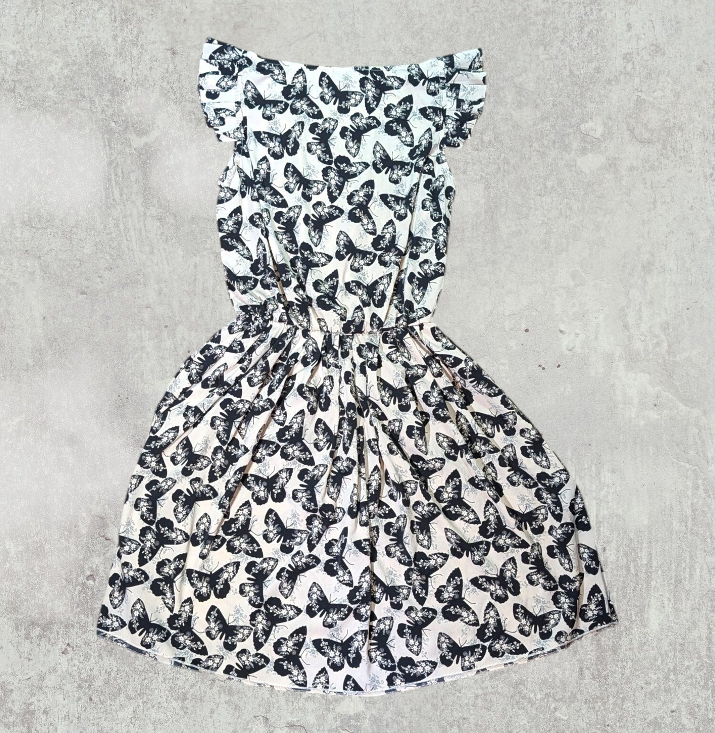 New Look Women's Butterfly Dress - Black - Size 12