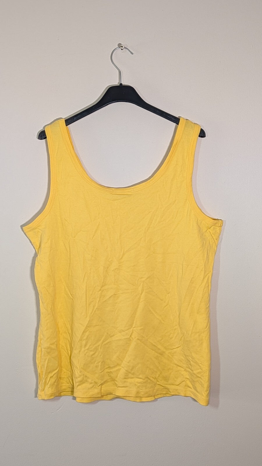 Marks & Spencer Women's Vest - Yellow - Size XL