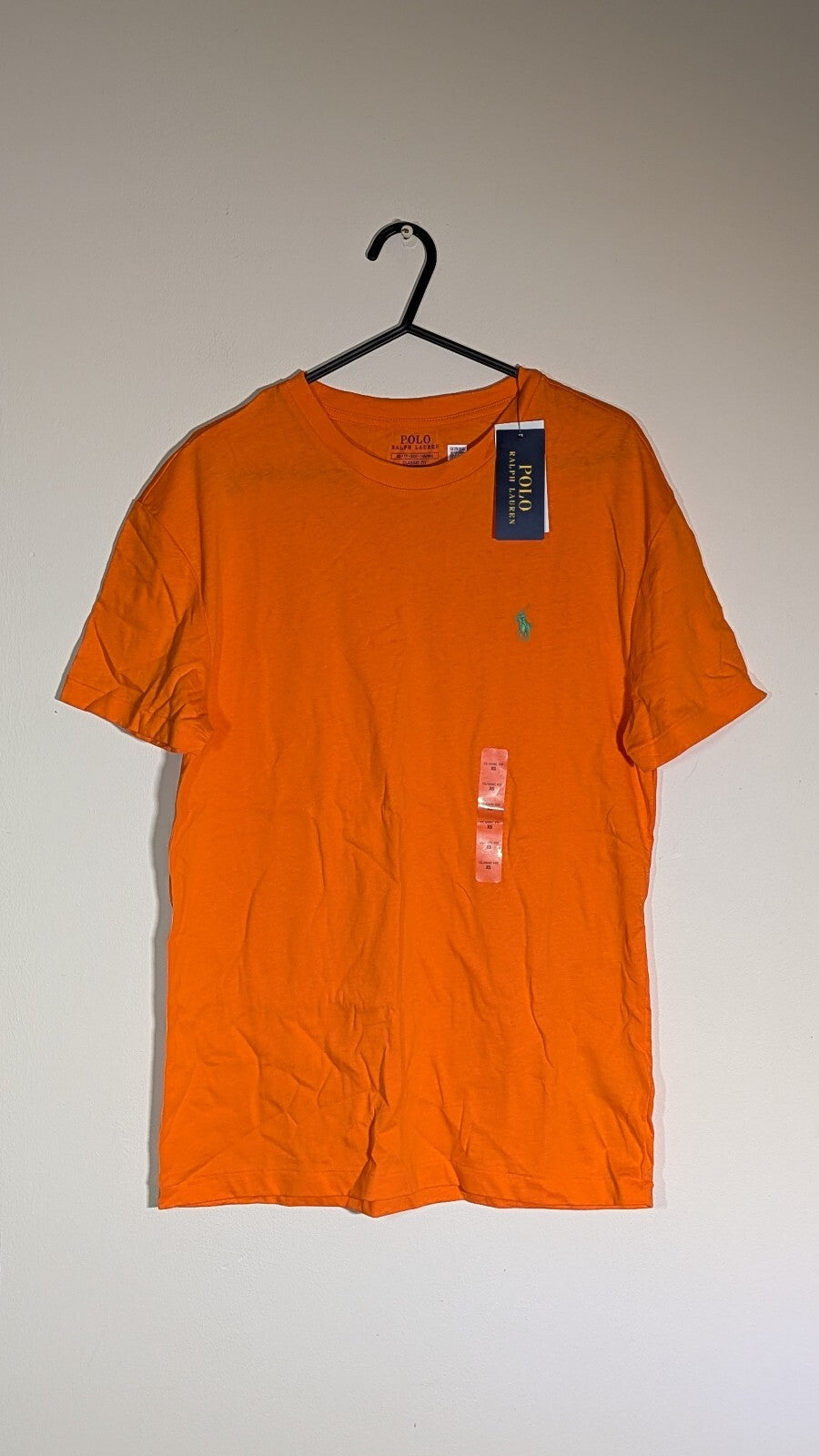 Ralph Lauren Men's Classic Fit T Shirt - Orange - Size XS