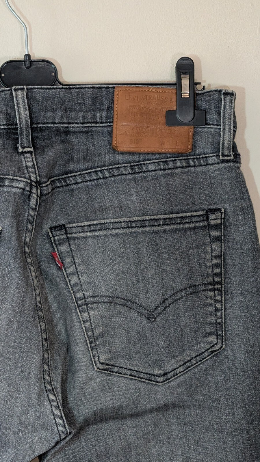 Levi's Men's 512 Slim Taper Jeans - Blue - Size 32W 32L
