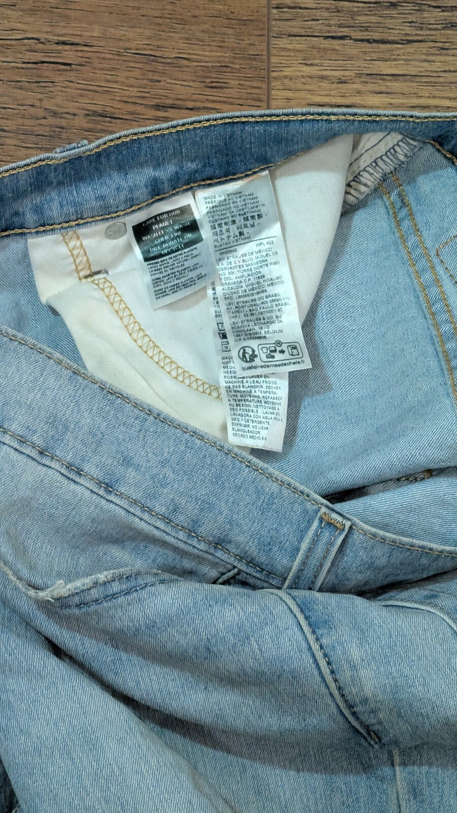 Levi's Men's 541 Athletic Taper Jeans - Blue - Size 33W 34L