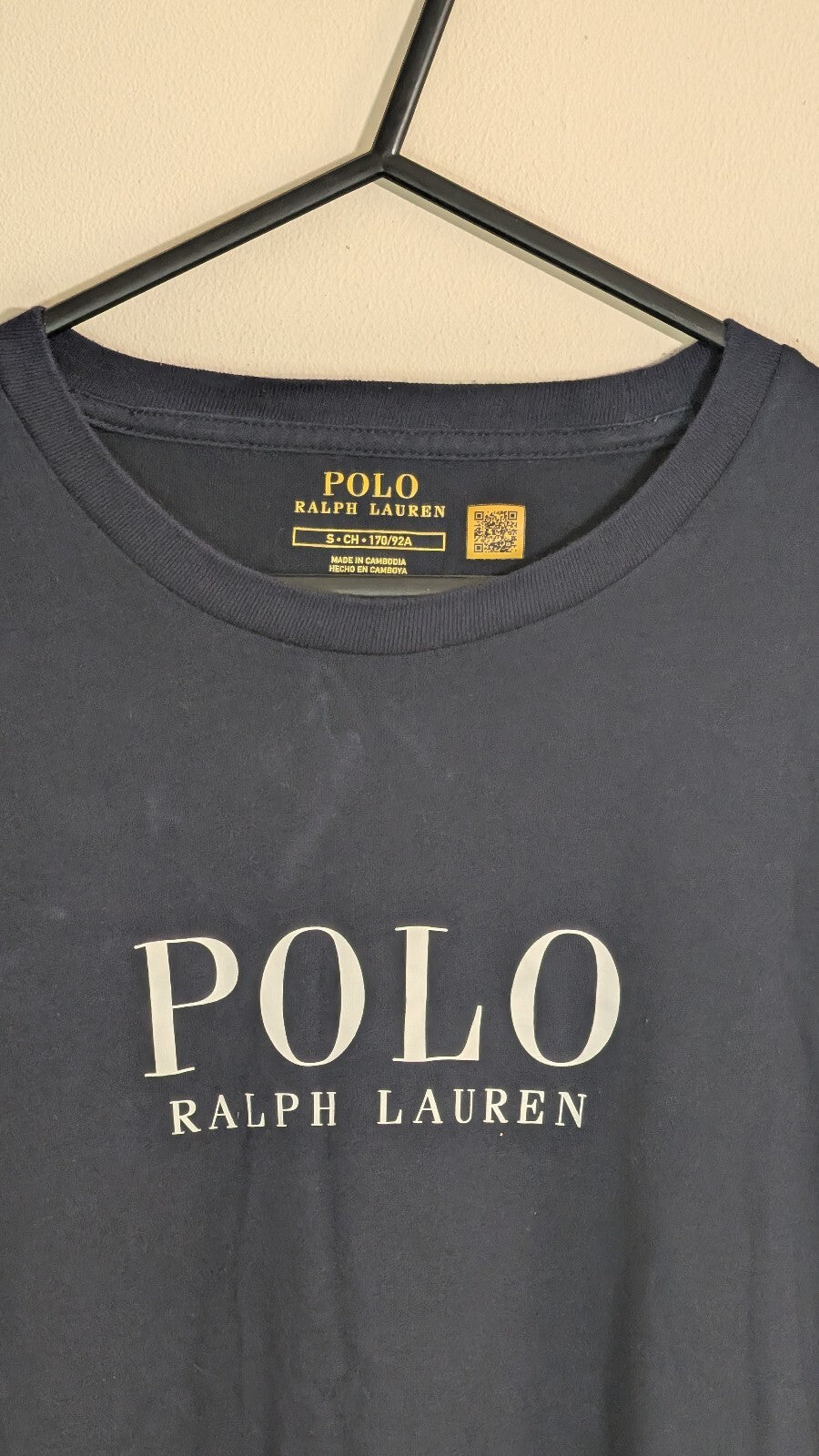 Ralph Lauren Men's T Shirt - Navy - Size Small
