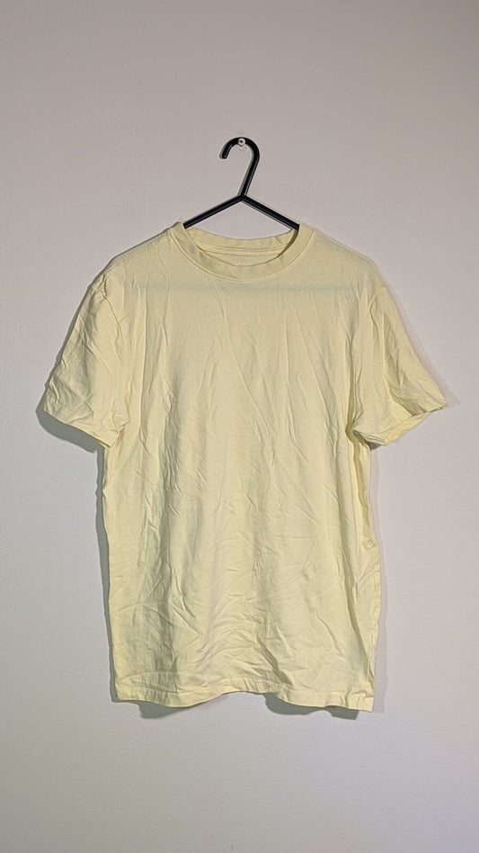 Primark Women's T Shirt - Yellow - Size XS