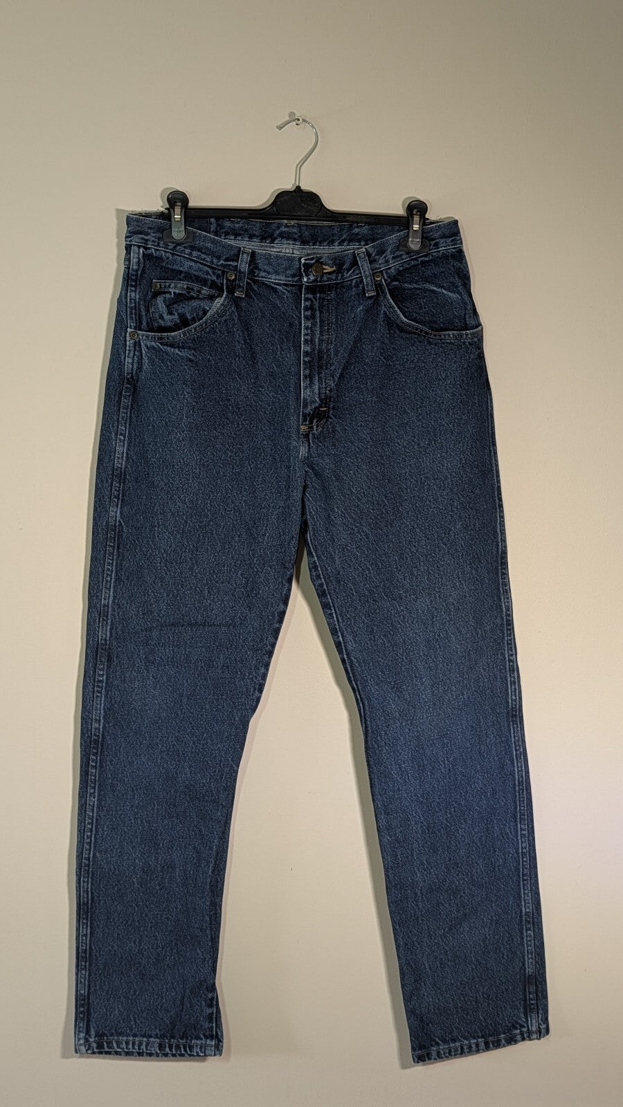 Wrangler Men's Regular Jeans - Blue - Size 35W 34L