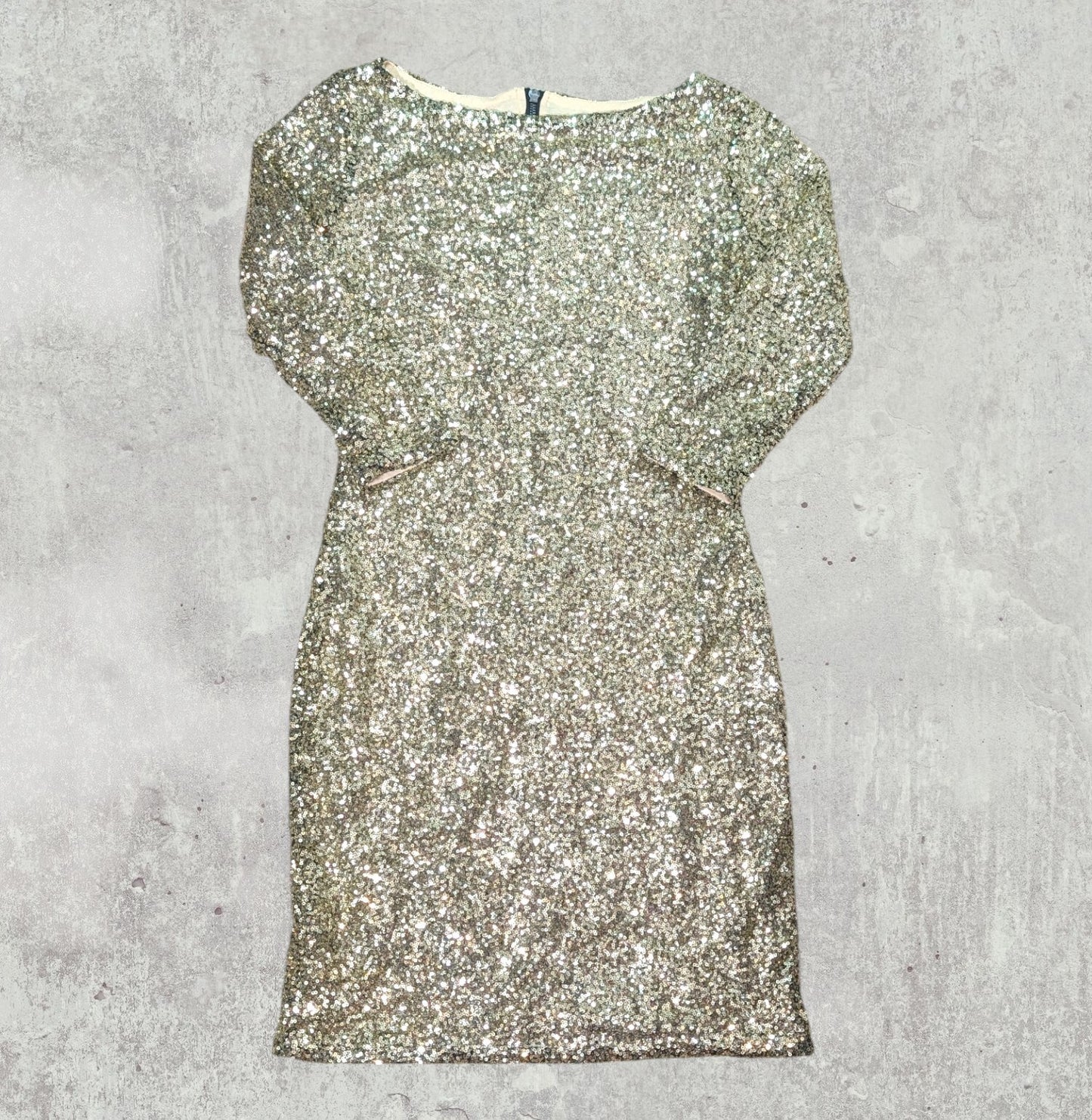Alice & You Women's Sequin Dress - Gold - Size 12