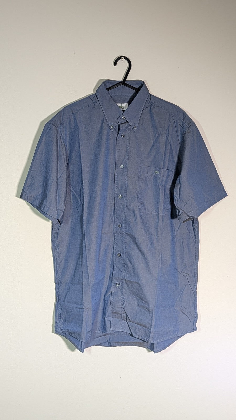 Lacoste Men's Shirt - Blue - Size 39 / Medium