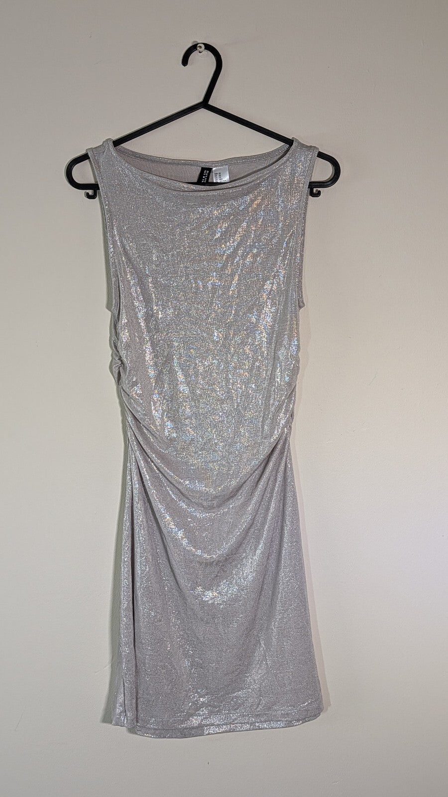 H&M Women's Dress - Silver - Size XS